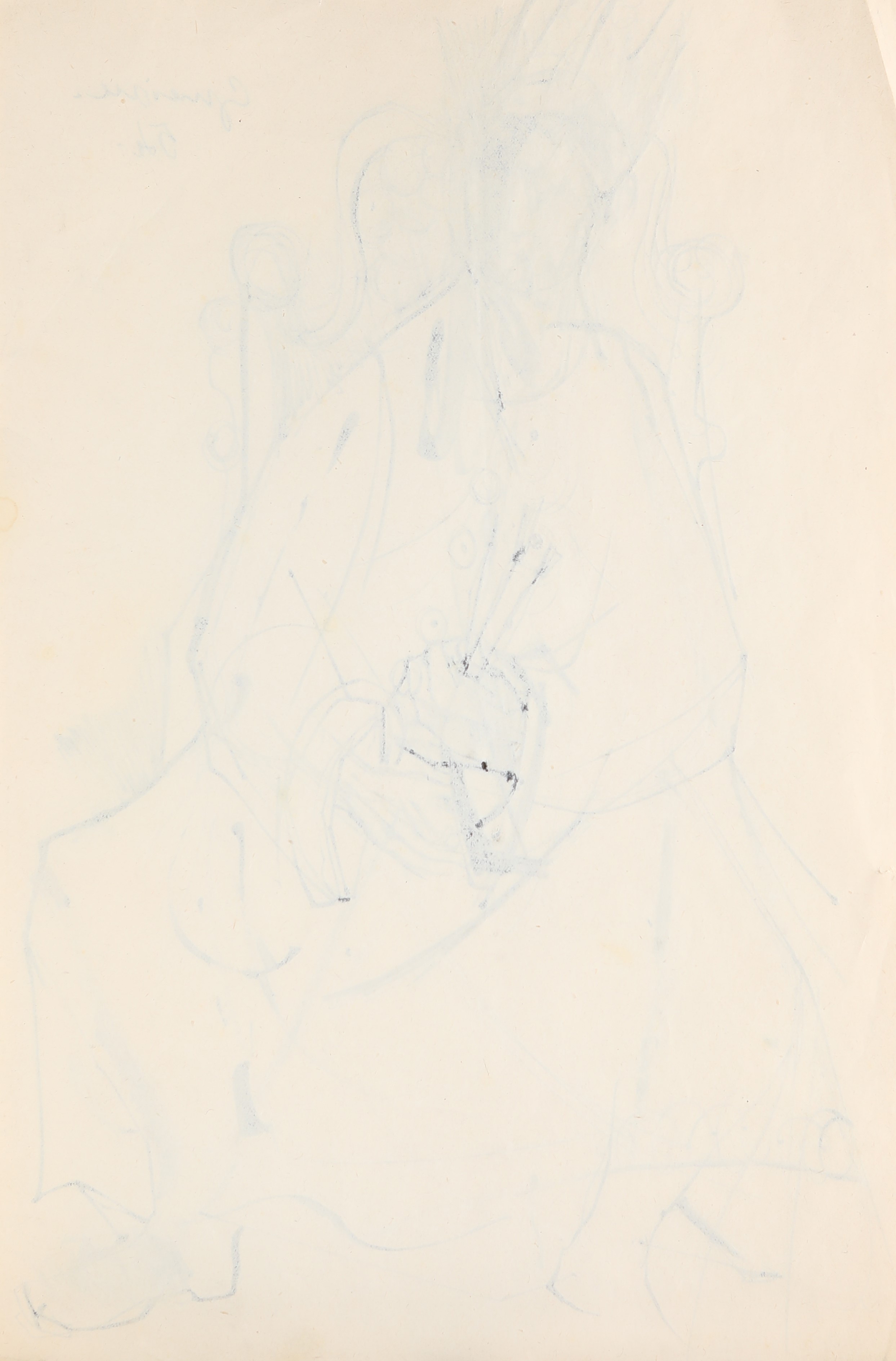 Piero Guccione - Studio di Figura 1954