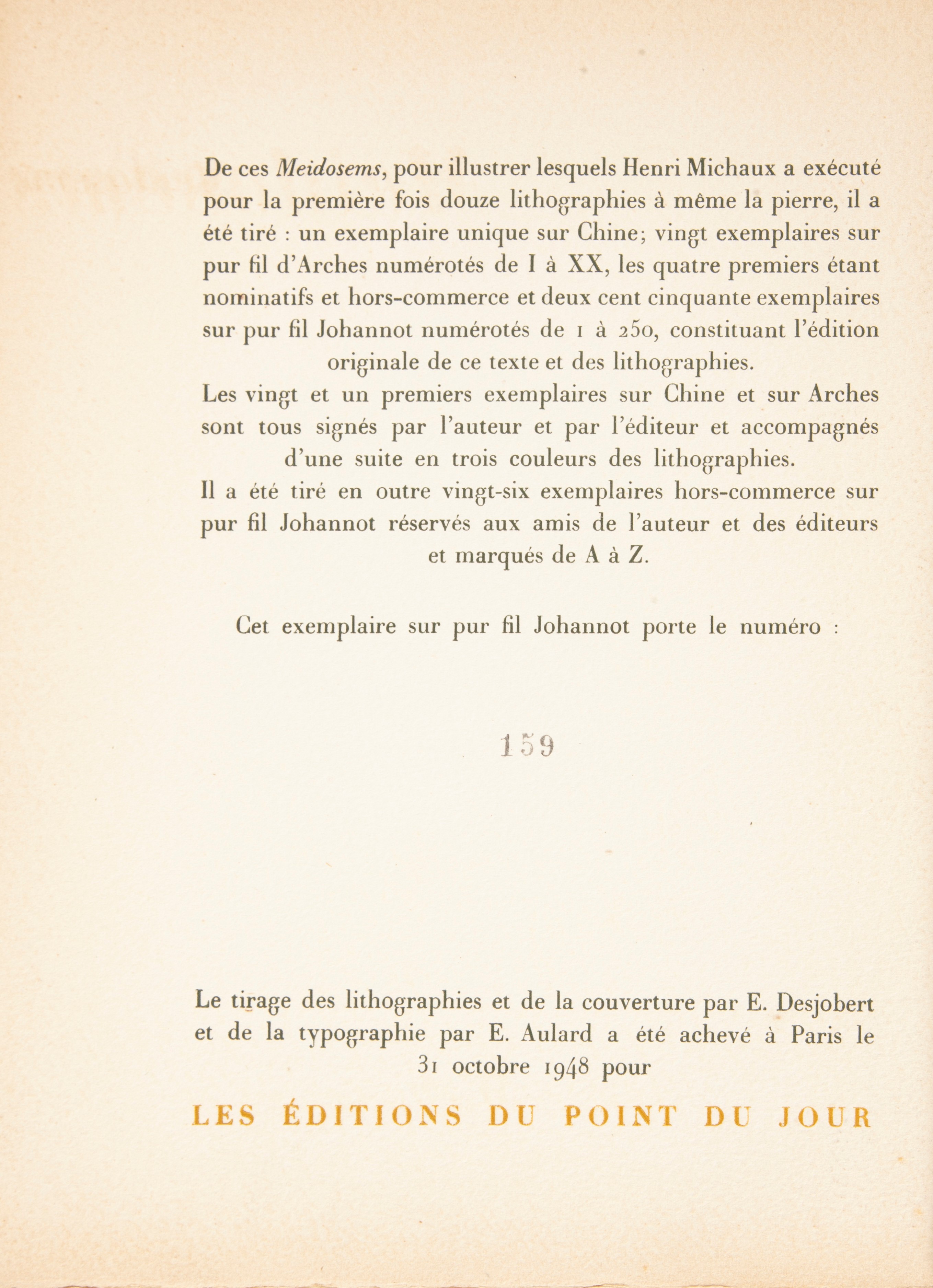 Henri Michaux - Meidosems