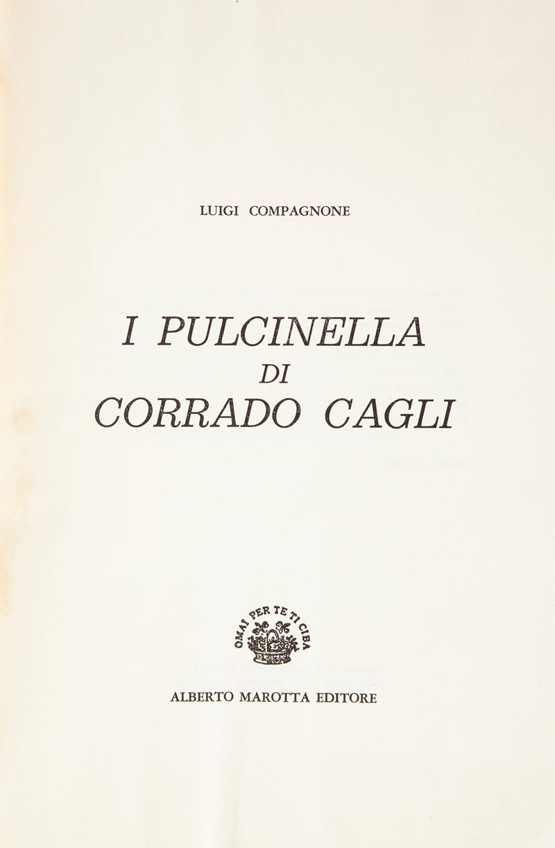 Luigi Compagnone - i Pulcinella di Corrado Cagli