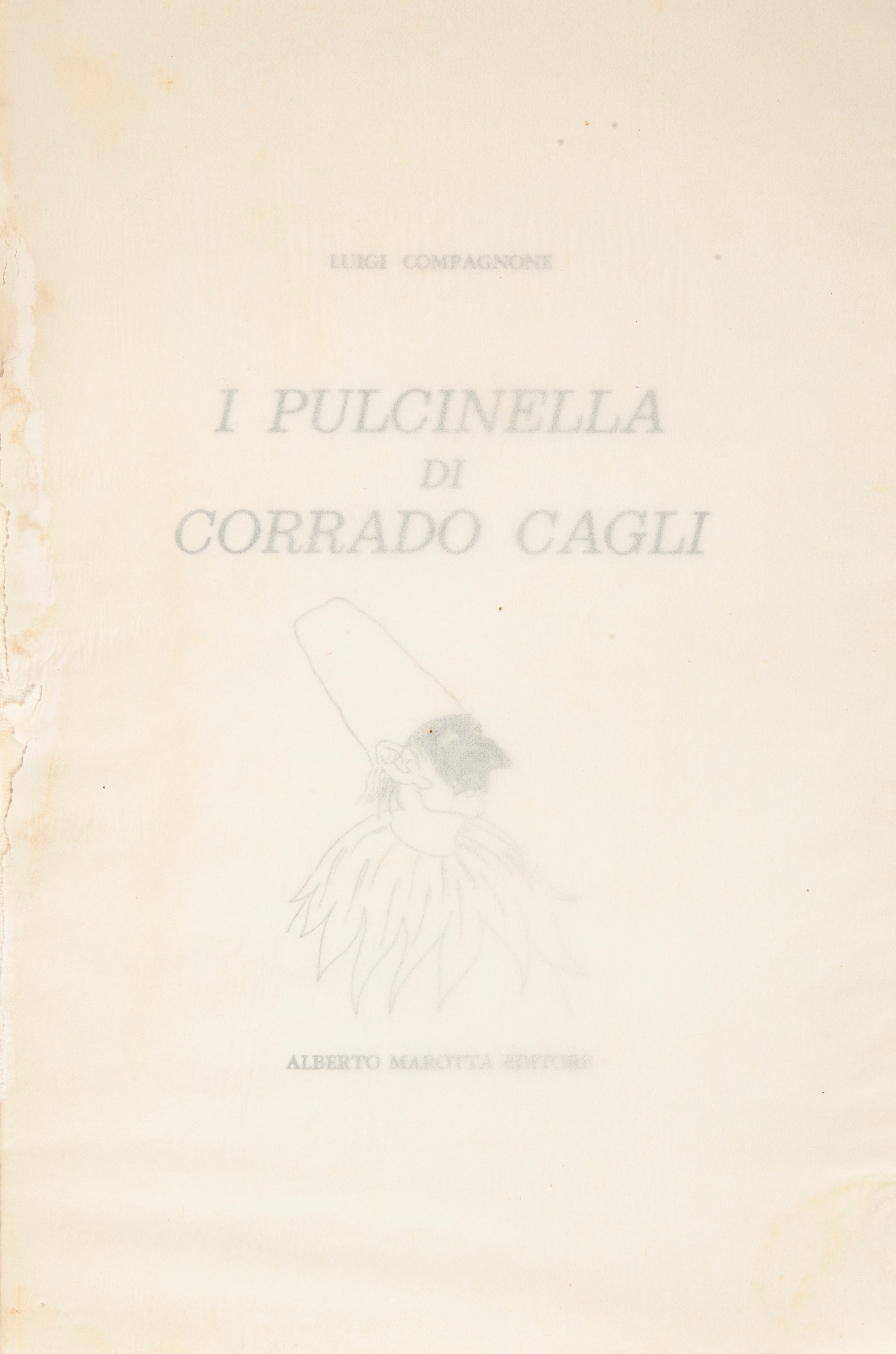 Luigi Compagnone - i Pulcinella di Corrado Cagli