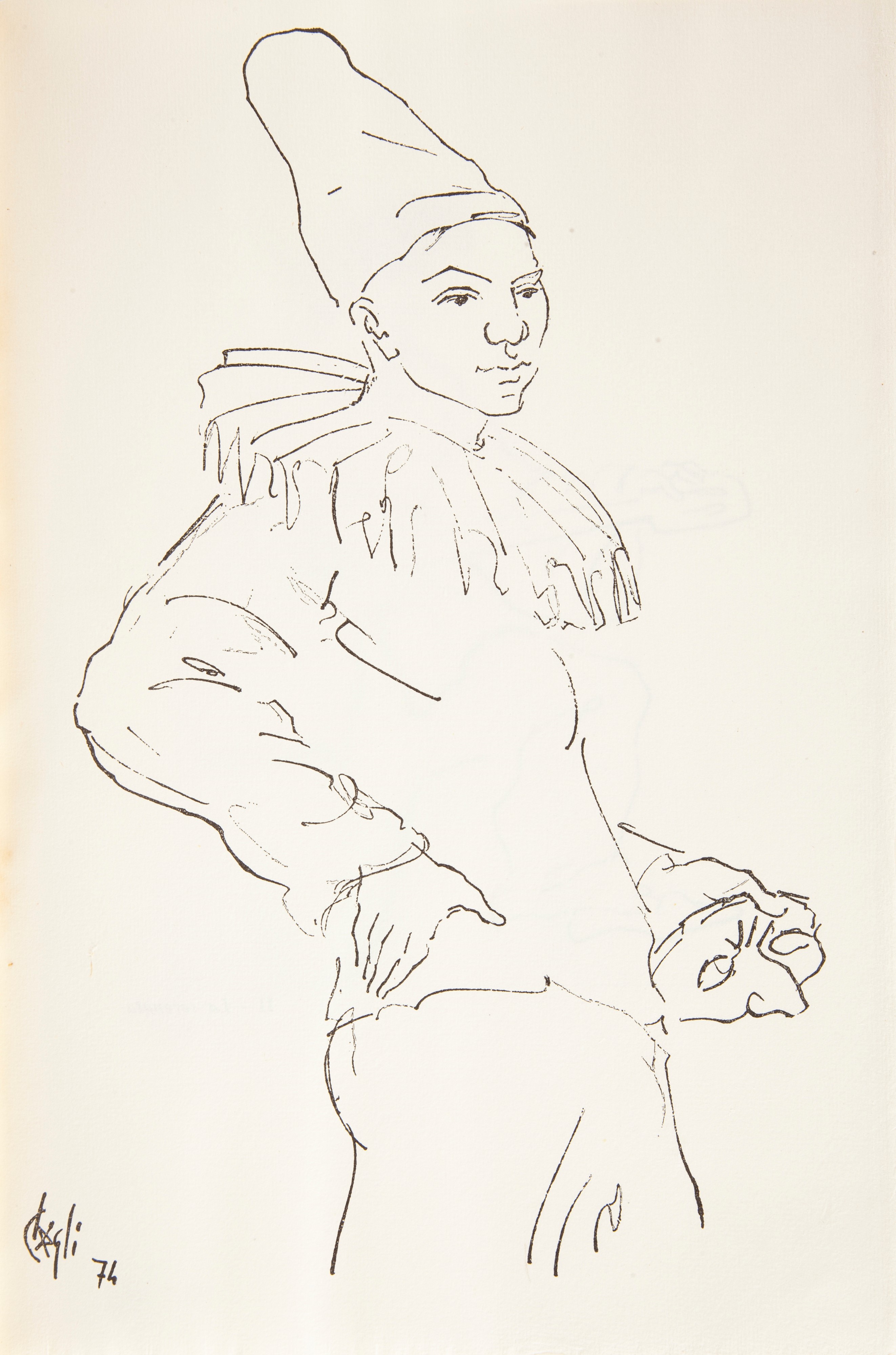 Luigi Compagnone - i Pulcinella di Corrado Cagli