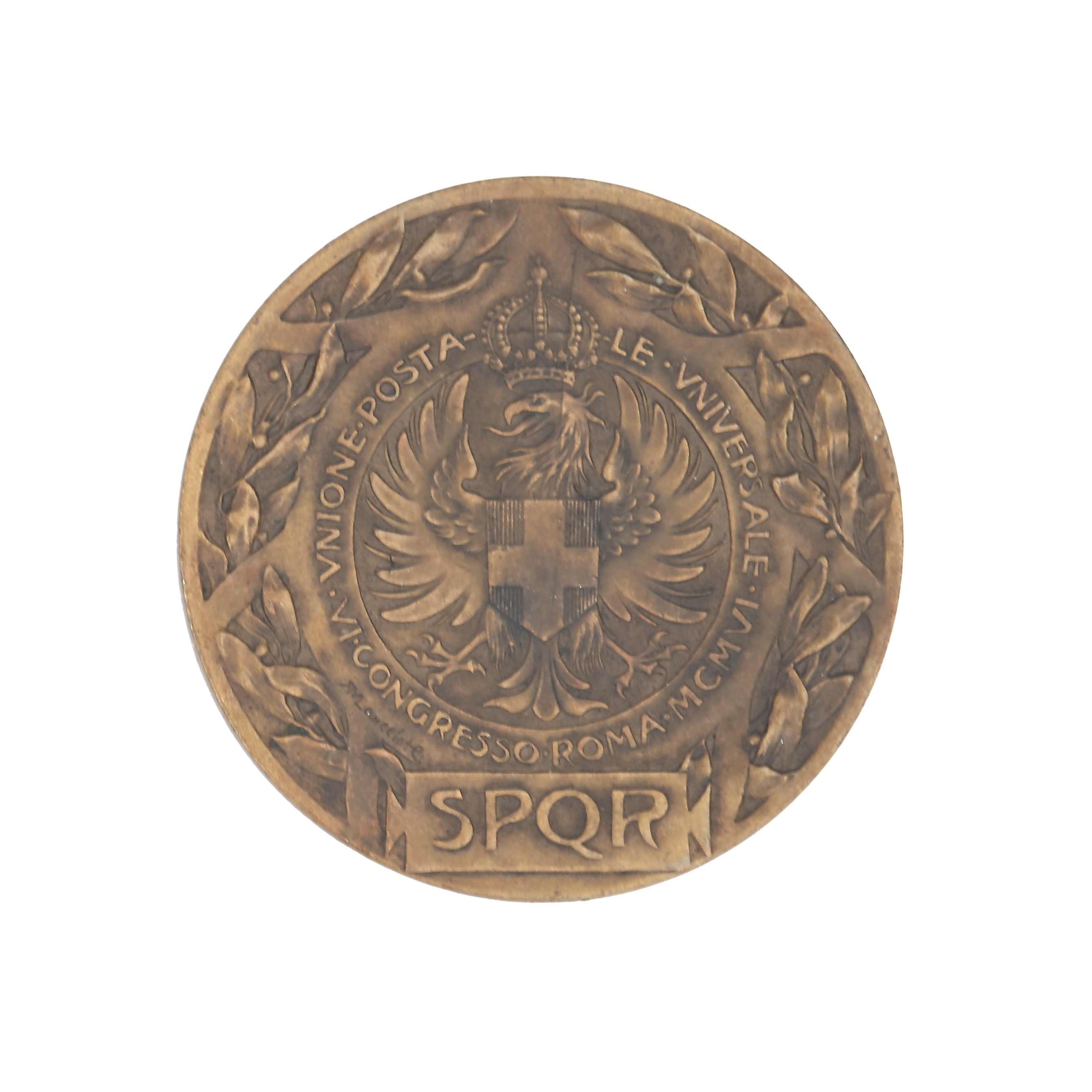 Marcelle Renée Lancelot - Croce - Regno D'italia - Vittorio Emanuele III - Medaglia in Bronzo Cel...