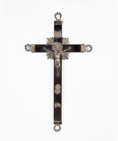 Cristo Crocifisso in Argento in Fusione a Cera Persa e Cesellato, Roma, Dopo il 1815, Argentiere ...