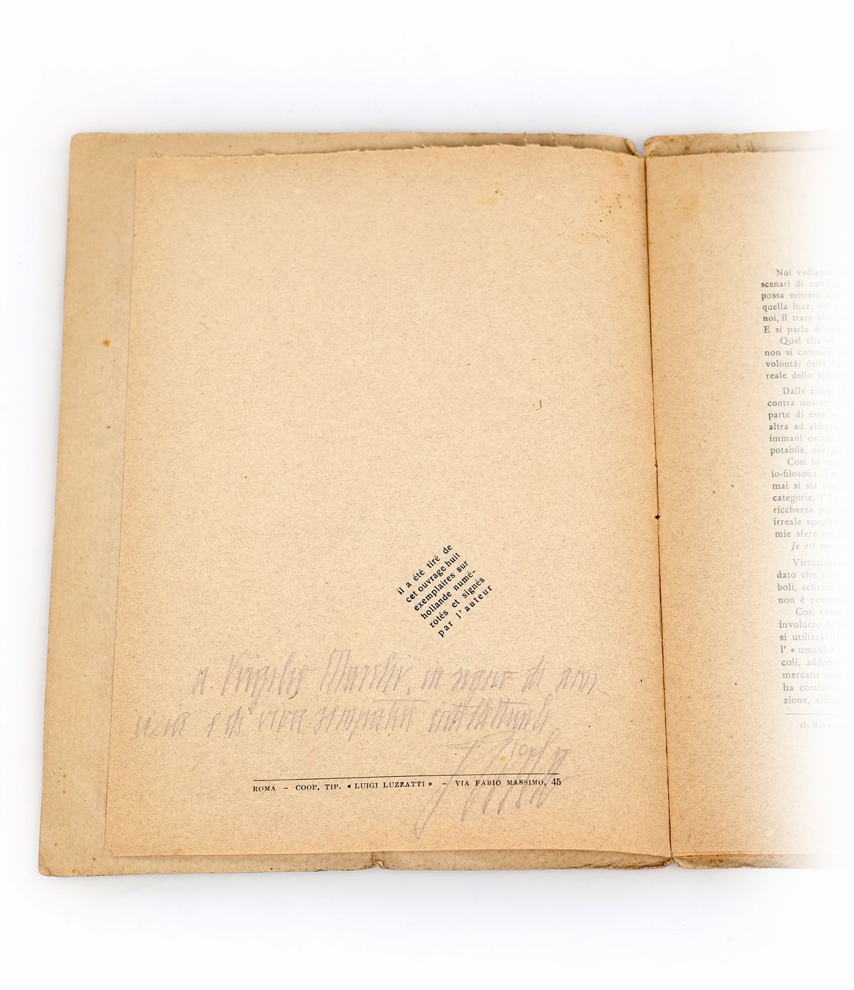 Julius Evola - Arte Astratta. Posizione Teorica / 10 Poemi / 4 Composizioni Da: "dada Archive". C...