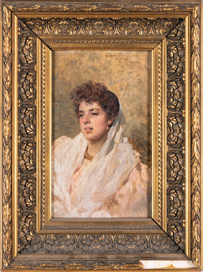 Ettore Cercone - Ritratto di Nobildonna