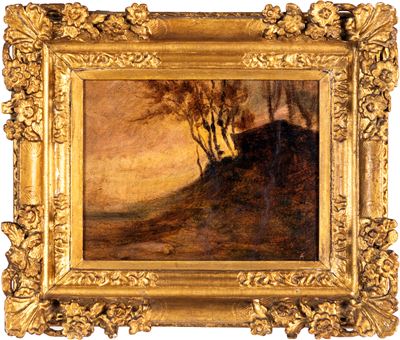 Paesaggio con Casolare ed Alberi
