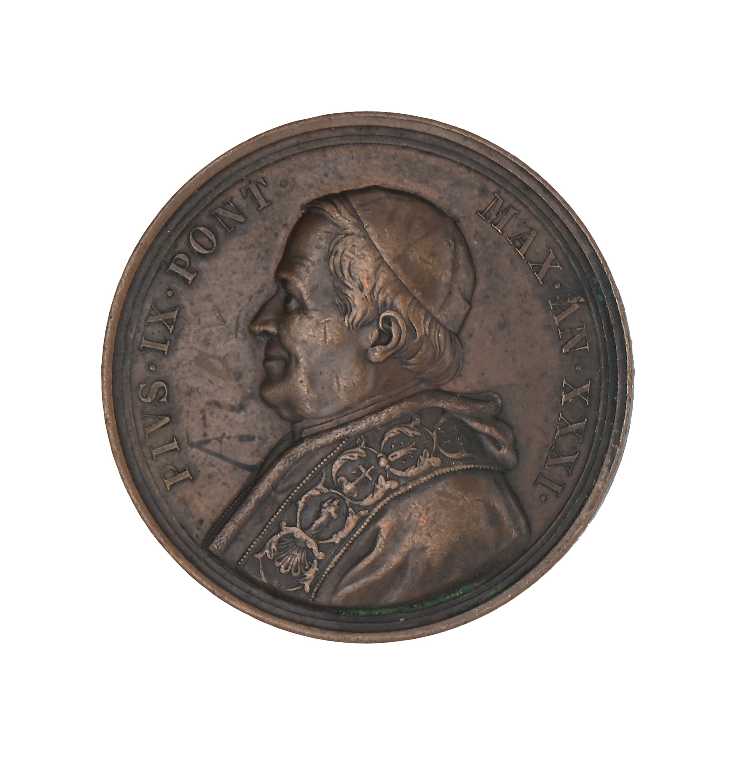 Giuseppe Bianchi, Francesco Bianchi - Medaglia annuale ufficiale di bronzo dello Stato Pontificio...