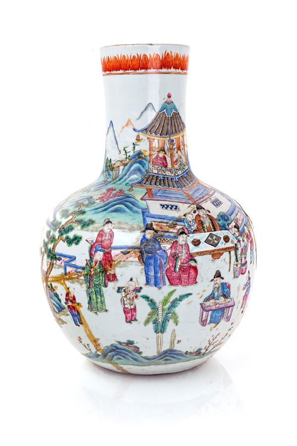 Grande vaso in porcellana, Cina, periodo della Repubblica