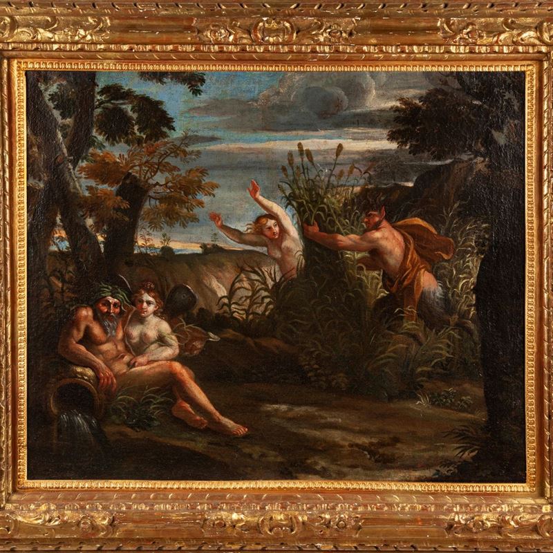 Antonio Francesco Peruzzini - Ninfa Inseguita da un Satiro