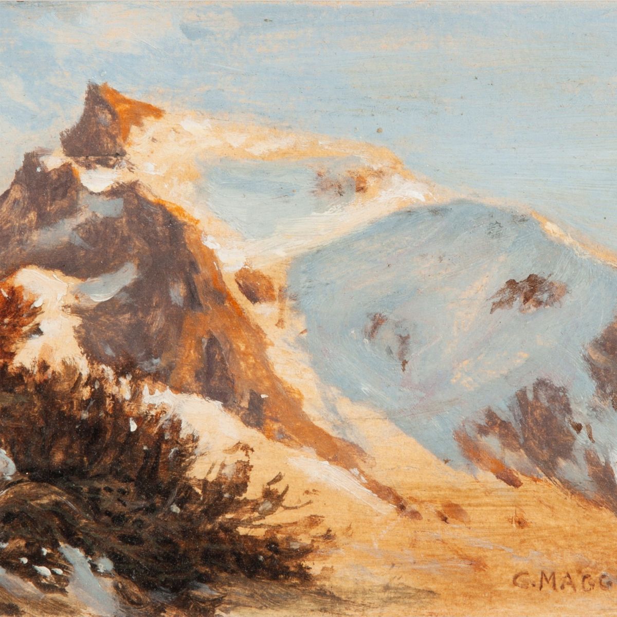 Cesare Maggi - Paesaggio Montano