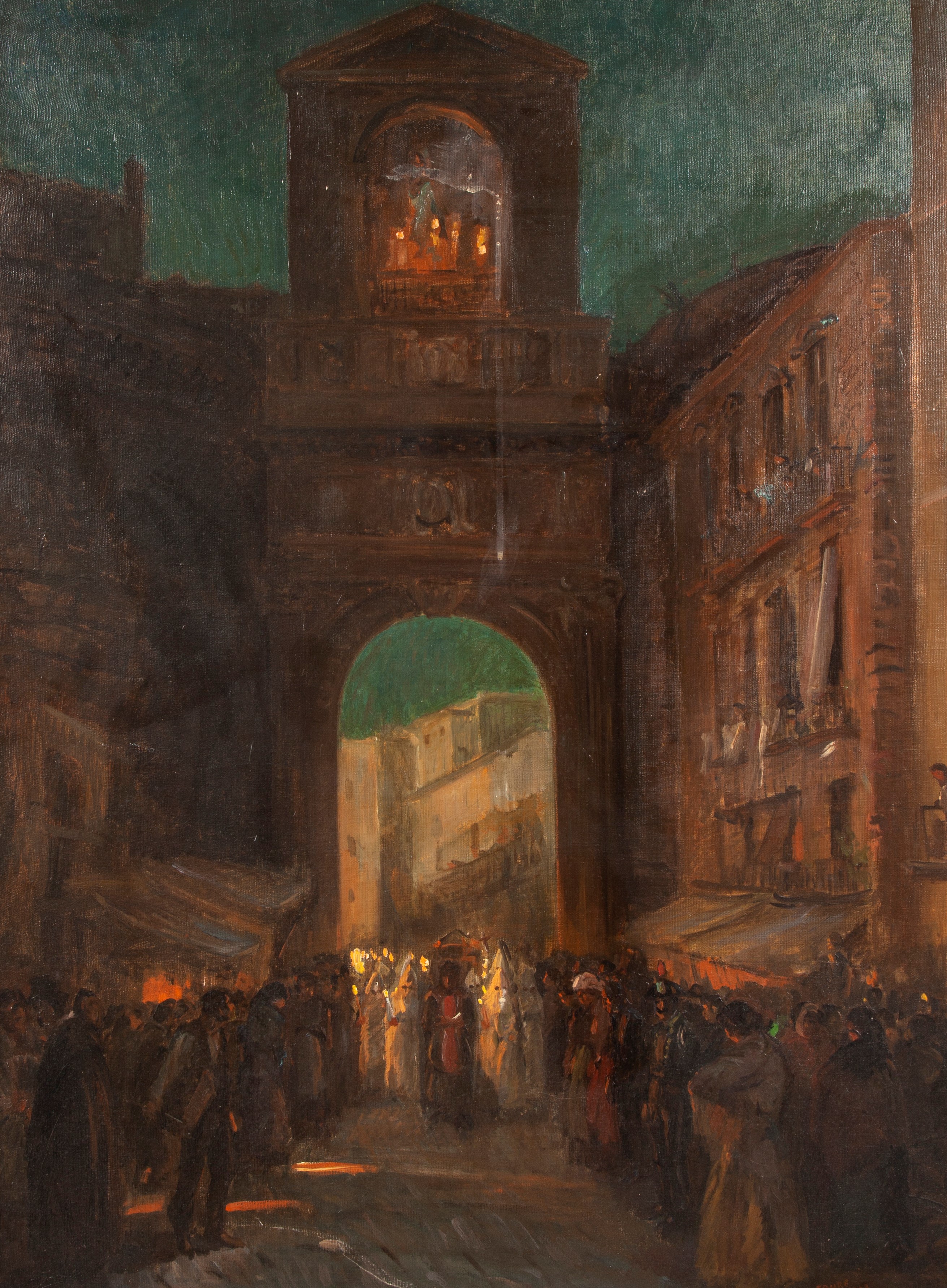 Amandus Faure - Processione a Porta Capuana