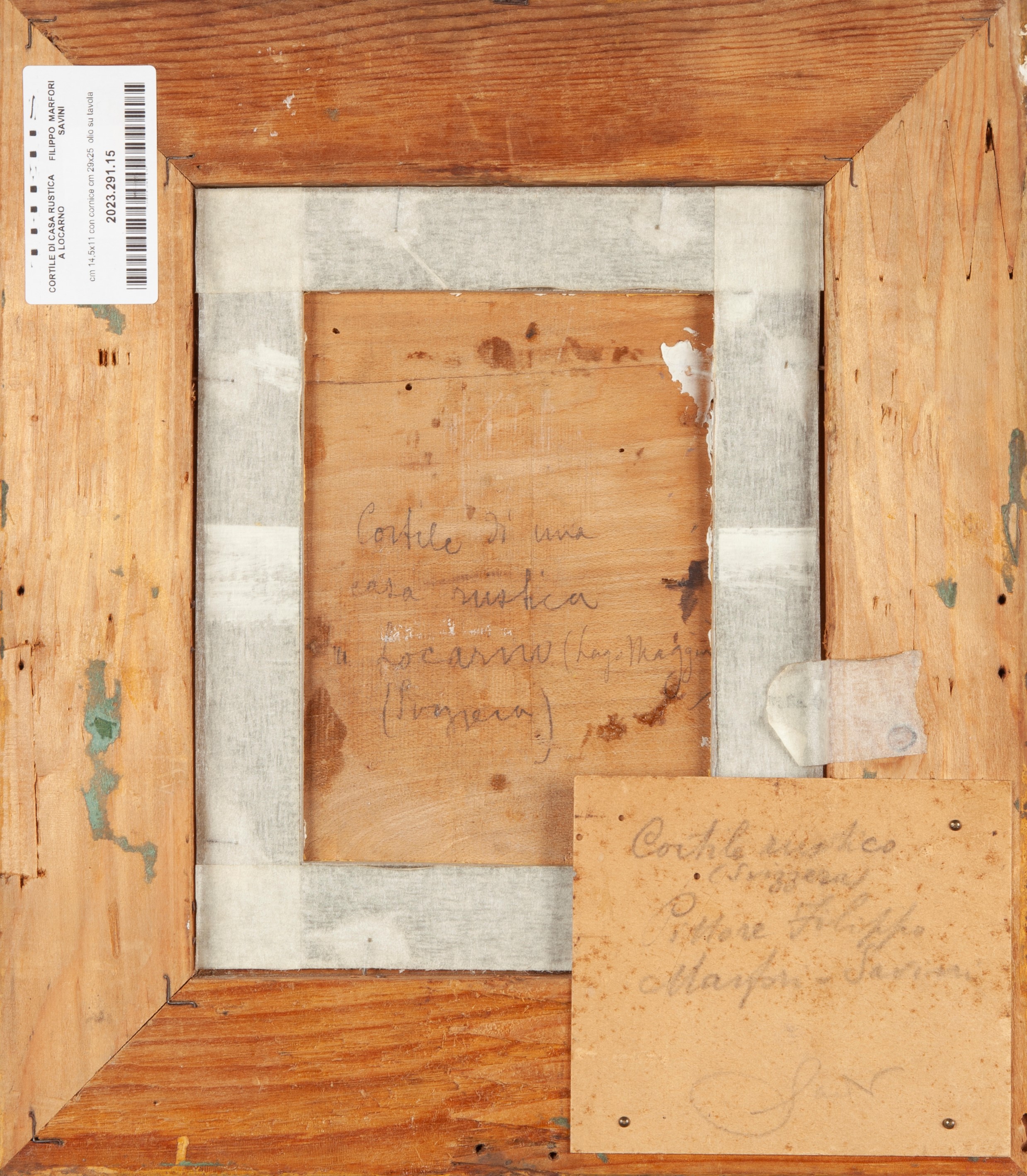 Cortile di una casa rustica a Locarno