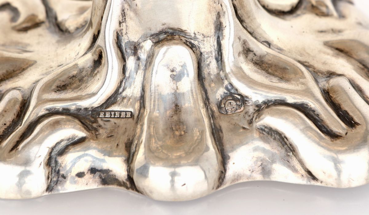 Alzatina in Argento, Vienna, 1856 o 1866, Argentiere Reiner