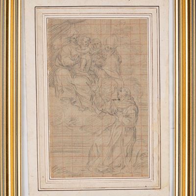 Studio per L'apparizione della Vergine a Sant'antonio