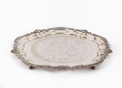 Salver in Argento 800, Broggi