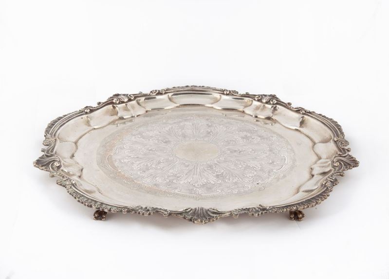 Salver in Argento 800, Broggi