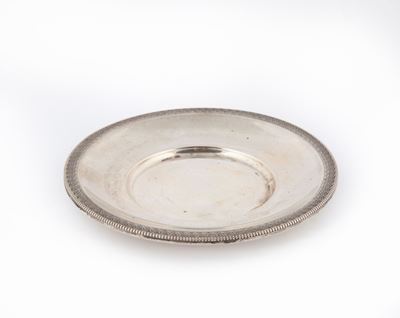 Piatto Sottobottiglia in Argento 800