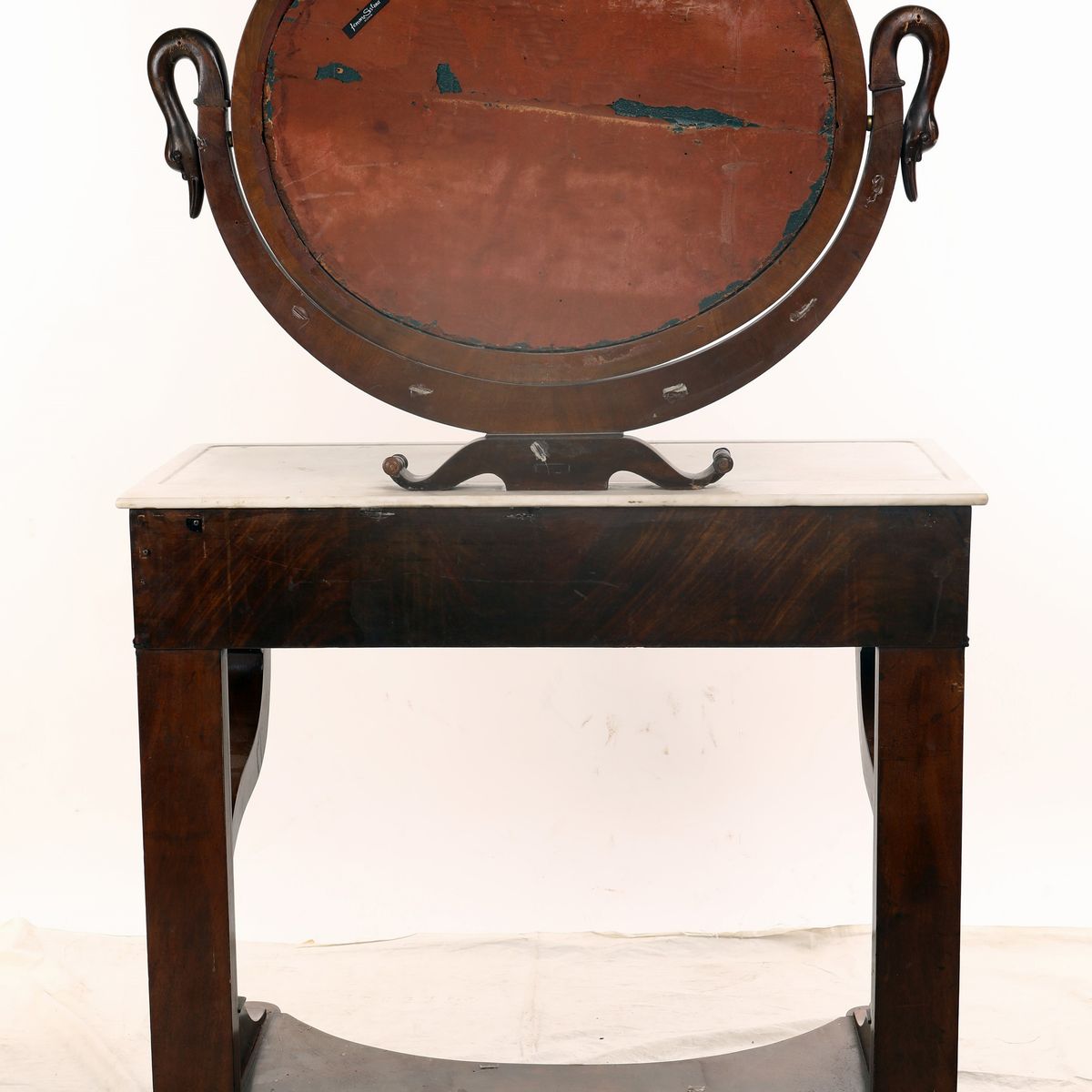 Toletta in Mogano D'epoca Impero