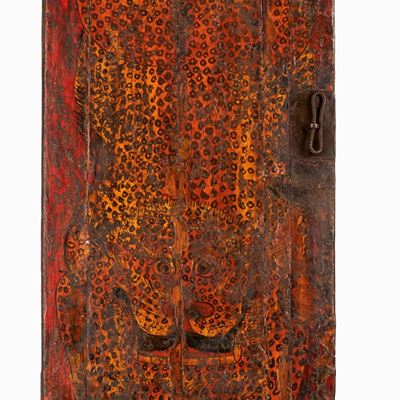 Porta in Legno Dipinto, Arte Asiatica