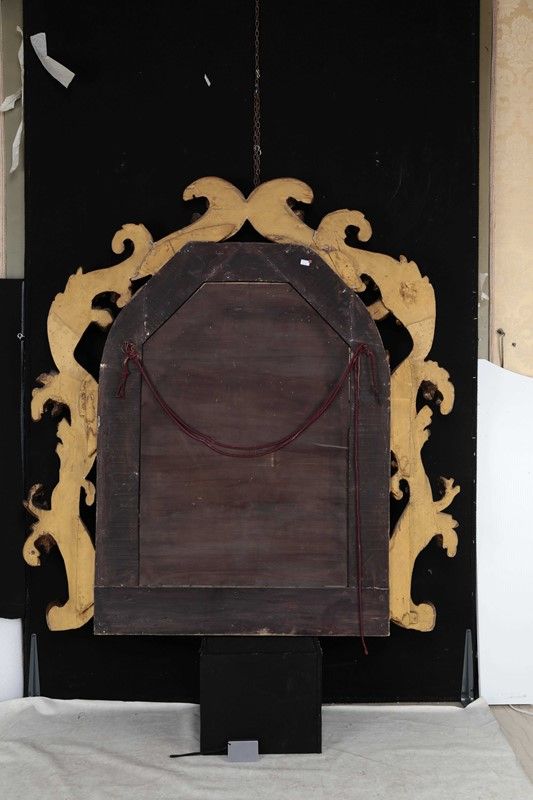 Specchiera in Legno Dorato