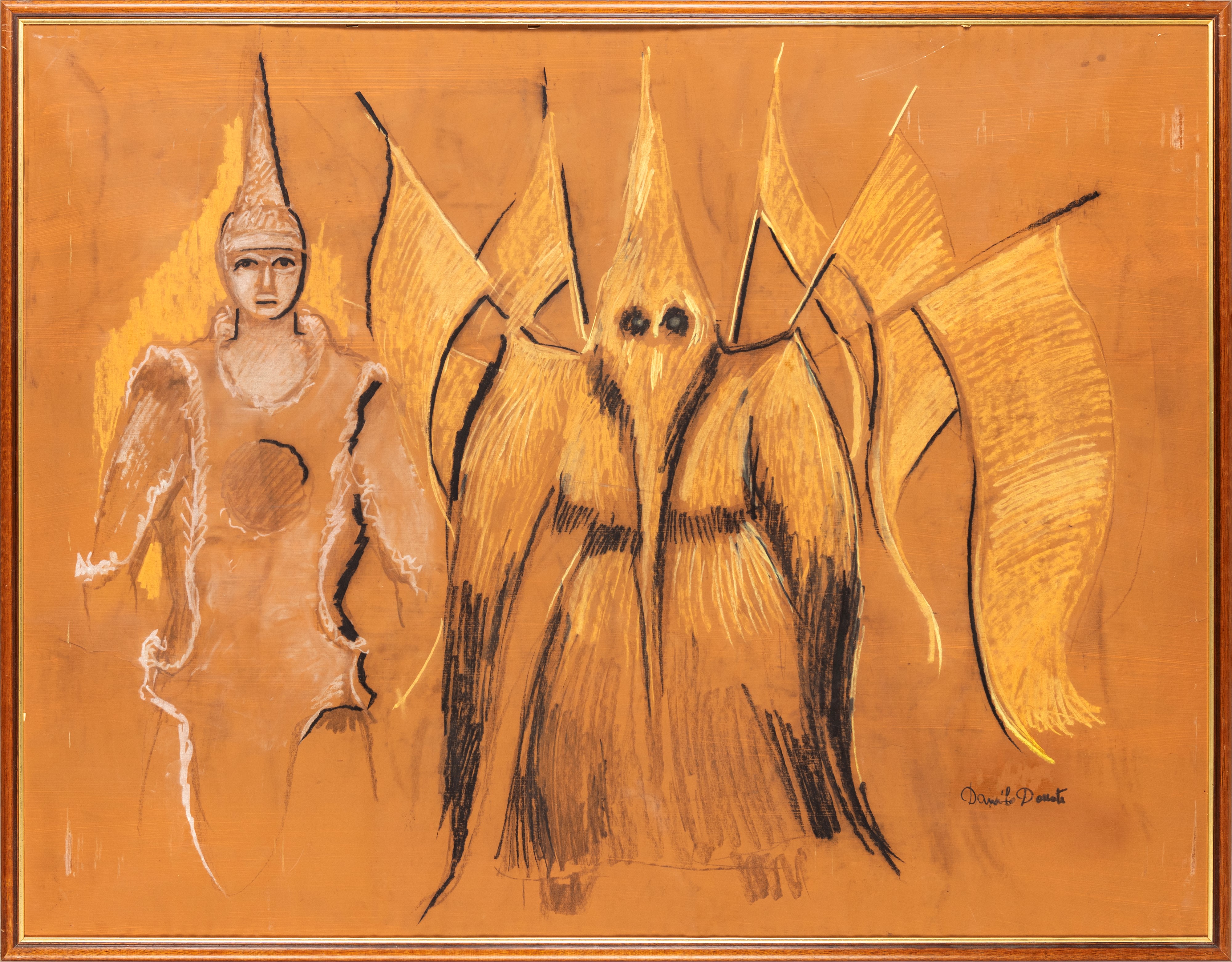 Danilo Donati - Senza Titolo (disegno per Costumi di Scena)
