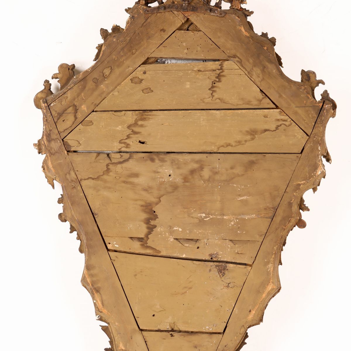 Coppia di Specchiere in Legno Dorato, XIX Secolo