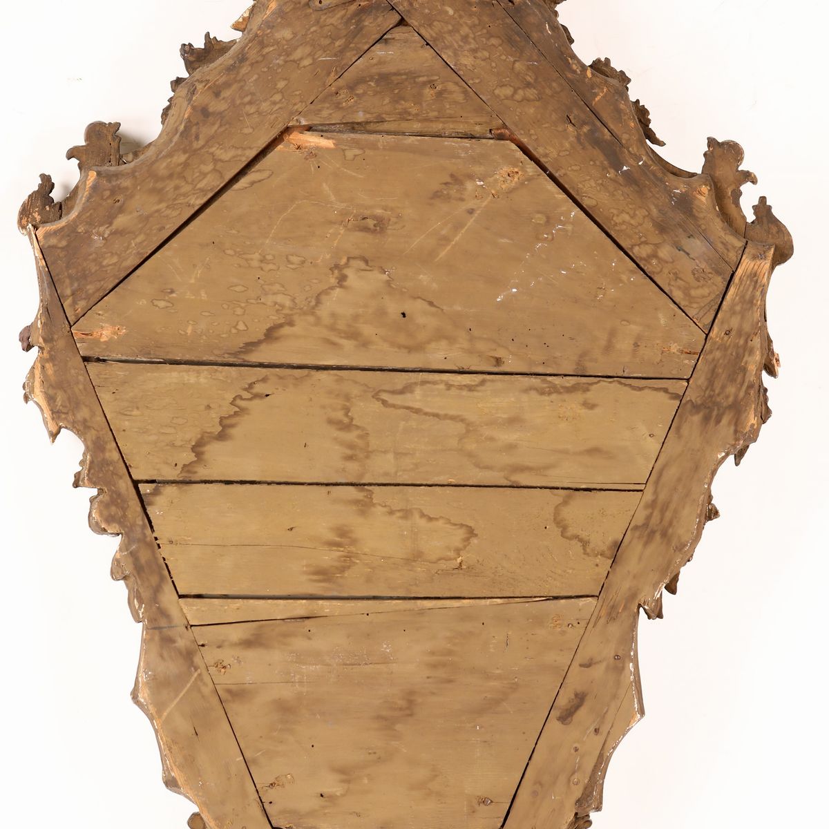 Coppia di Specchiere in Legno Dorato, XIX Secolo