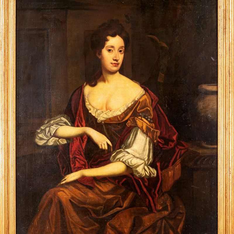 Scuola Inglese del XVII Secolo - Ritratto di Nobildonna