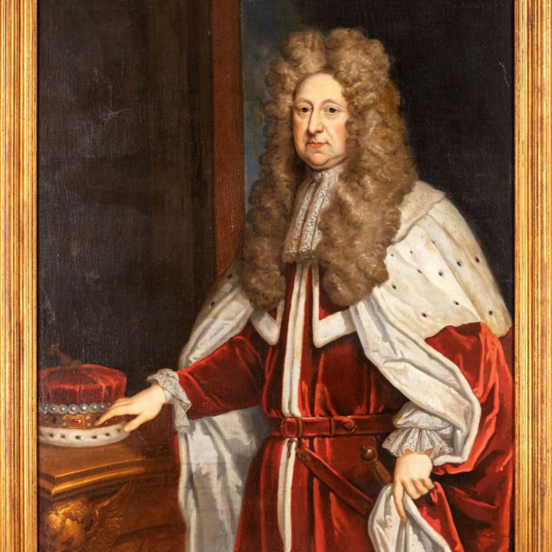 Scuola Inglese del XVII Secolo - Ritratto di Nobiluomo