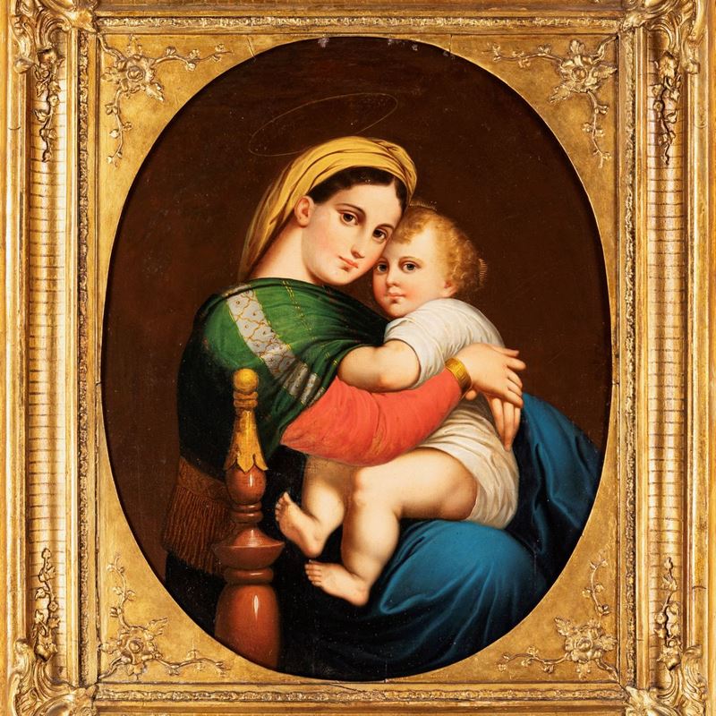 Scuola Italiana del XIX Secolo - Madonna della Seggiola