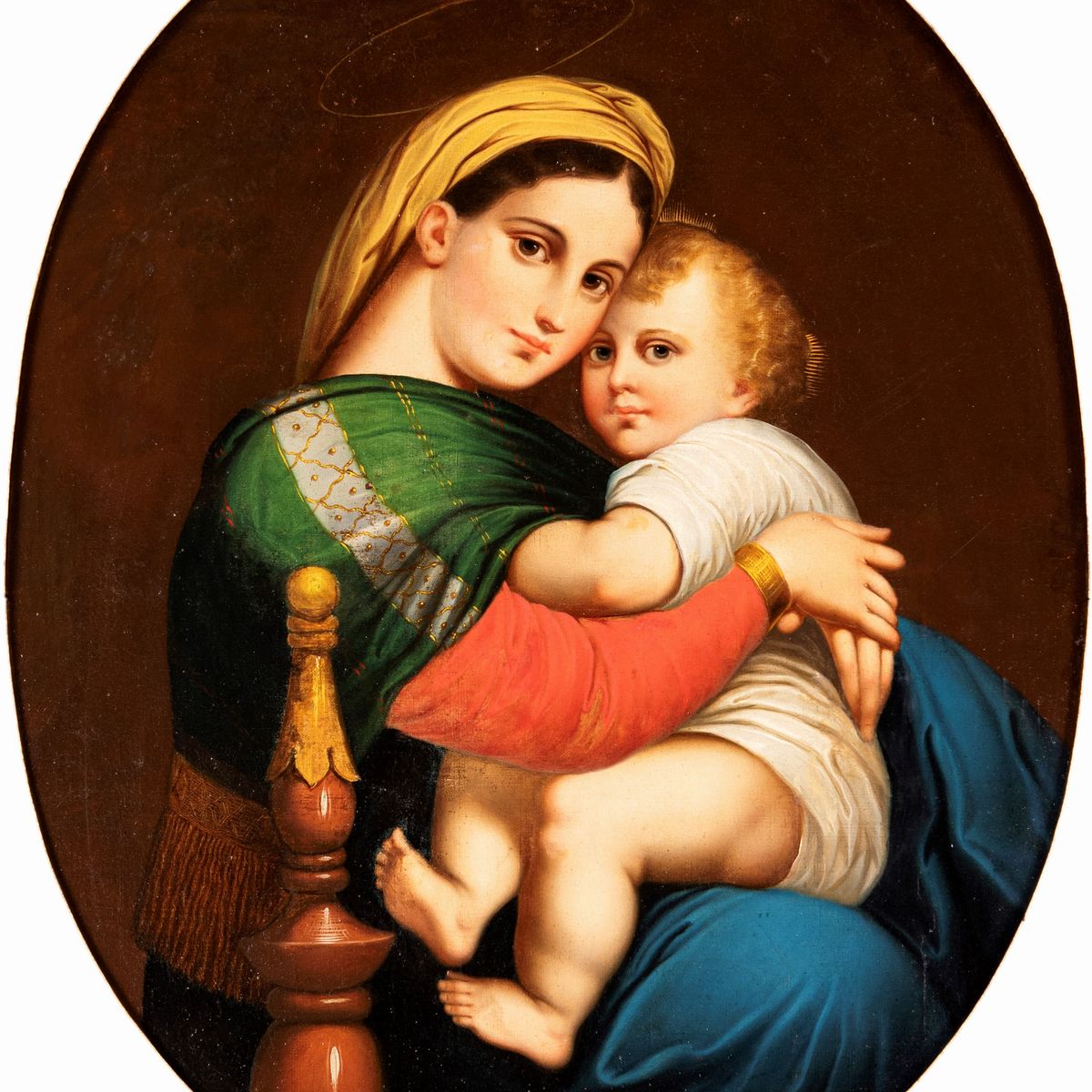 Scuola Italiana del XIX Secolo - Madonna della Seggiola
