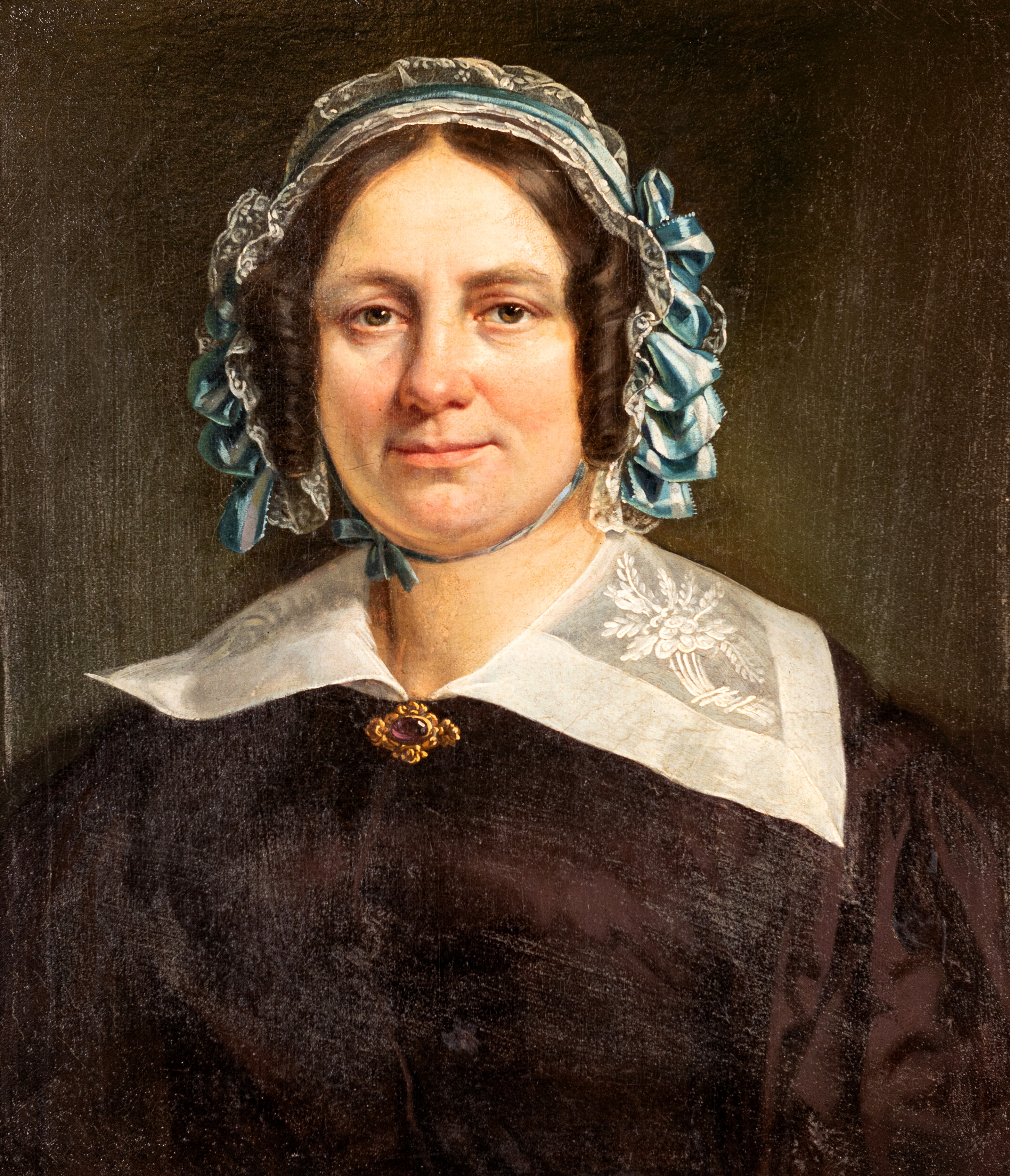 Scuola Austriaca del XIX Secolo - Ritratto di Gentildonna