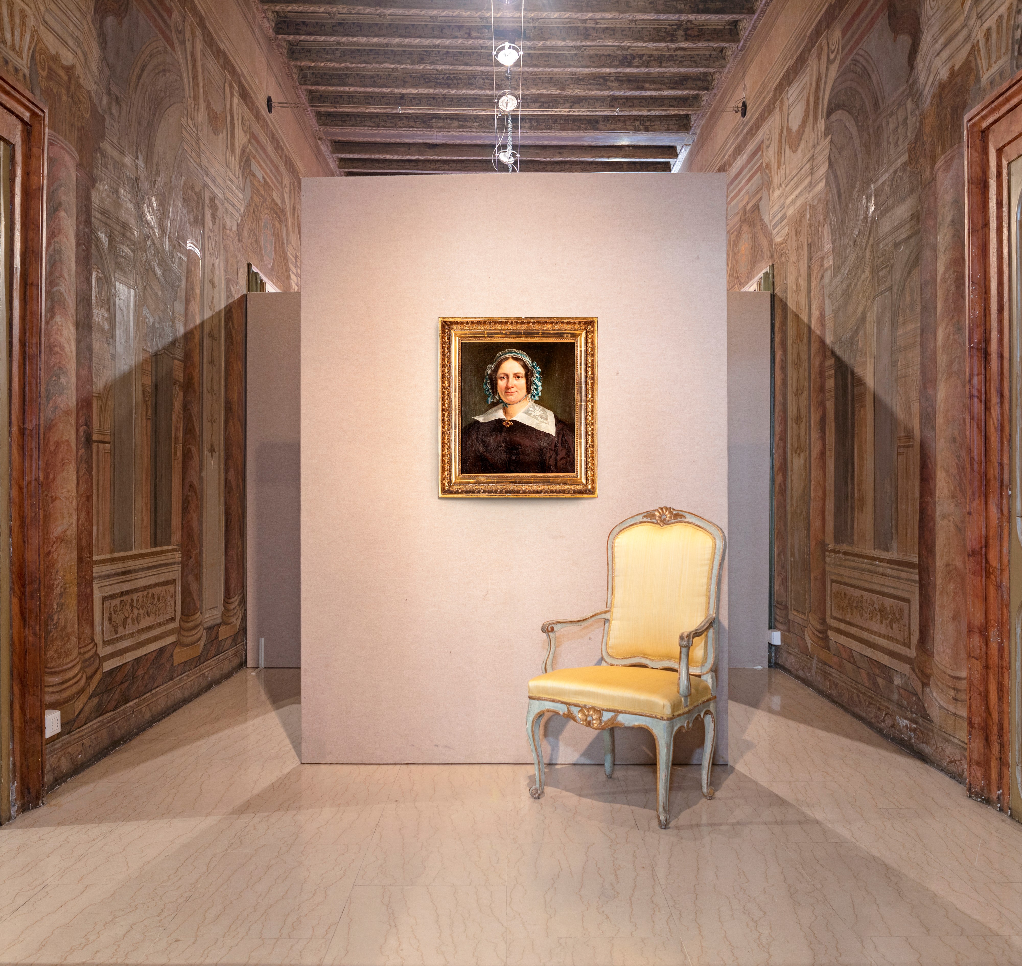 Scuola Austriaca del XIX Secolo - Ritratto di Gentildonna