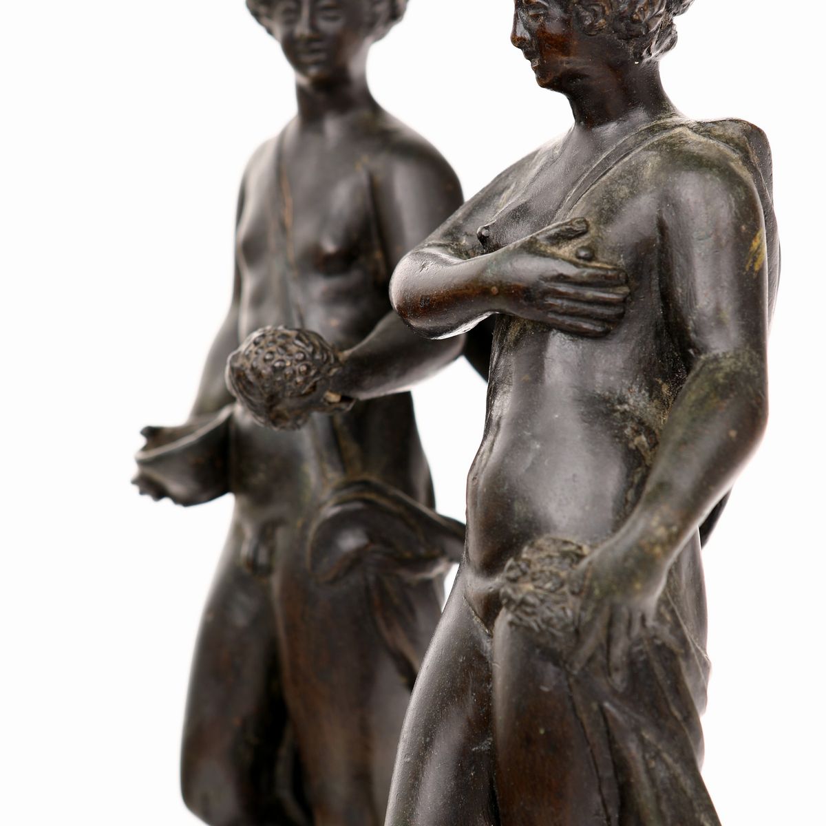 Due Sculture Dall'antico in Bronzo Brunito, XVII Secolo