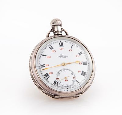 Kays Universal Lever - Orologio da Tasca da Uomo in Argento. Movimento con Scappamento Ad Ancora,...