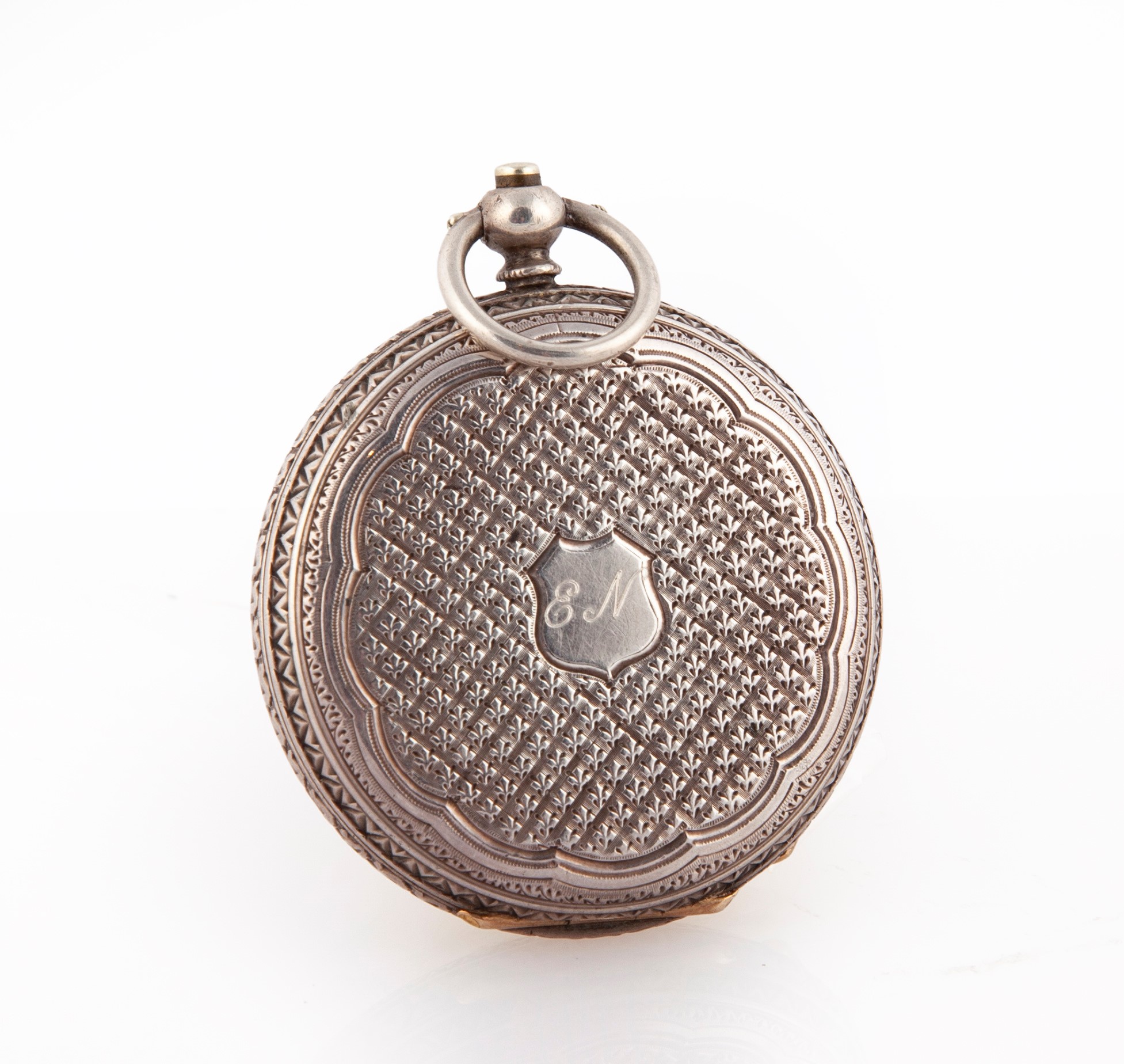 Anonimo - Orologio da Tasca da Uomo in Argento. Meccanismo con Scappamento a Cilindro, Bilanciere...