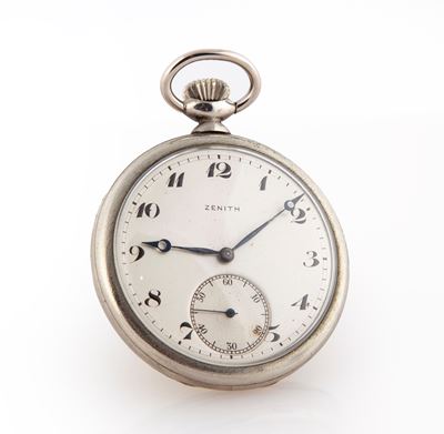 Zenith - Orologio da Tasca da Uomo in Metallo. Meccanismo con Scappamento Ad Ancora, Bilanciere c...