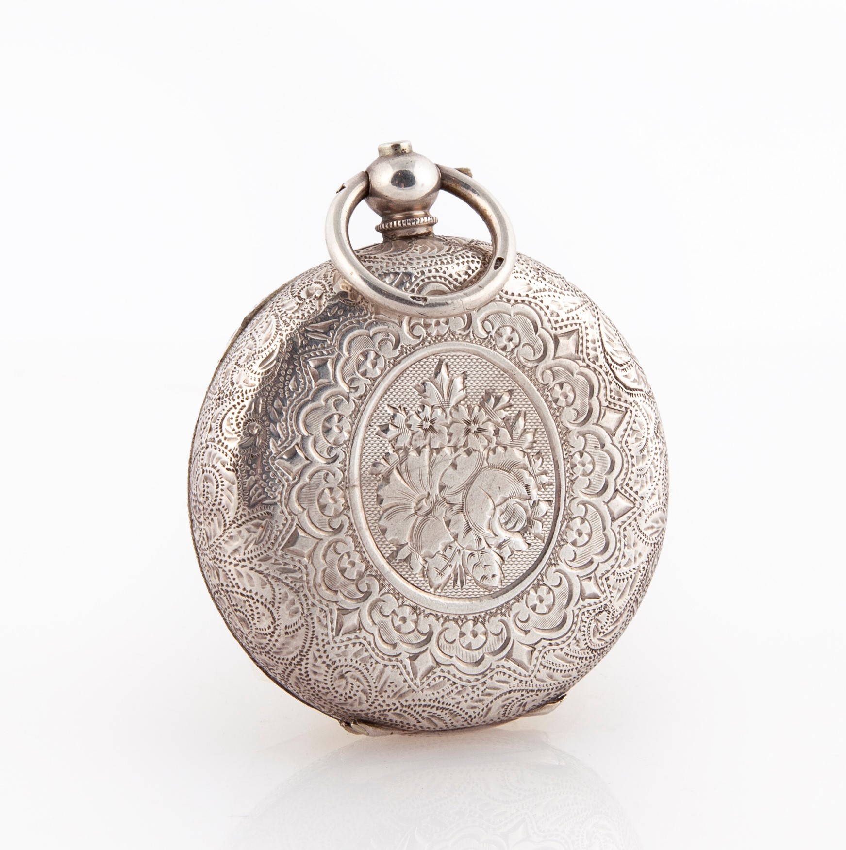 Anonimo - Orologio da Tasca da Uomo in Argento 935/000. Meccanismo con Scappamento a Cilindro, Bi...