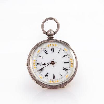 Anonimo - Orologio da Tasca da Uomo in Argento. Movimento con Scappamento a Cilindro, Bilanciere ...