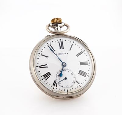 Longines - Orologio da Tasca da Uomo in Acciaio per le Ferrovie dello Stato Italiane (fs). Scappa...