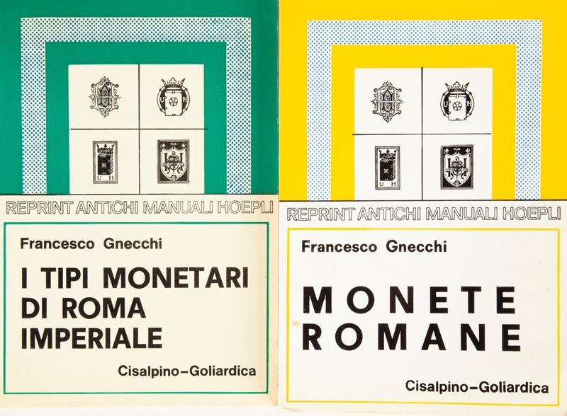 Francesco Gnecchi 2 Volumi- Monete Romane - i Tipi Monetari di Roma Imperiale