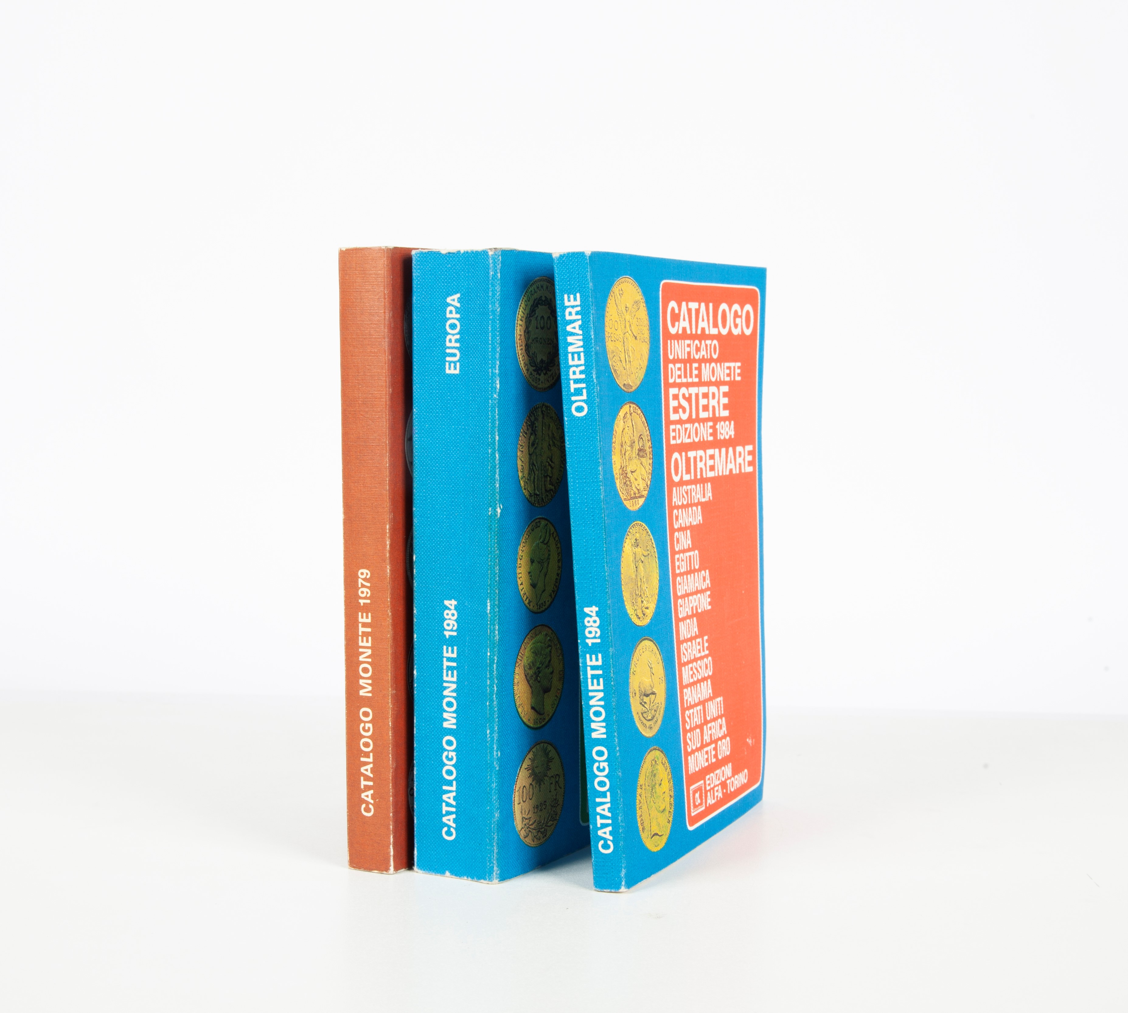 Alfa Edizioni, Cataloghi unificato di monete e francobolli (Europa 1984, Oltremare 1984 e 1979) c...