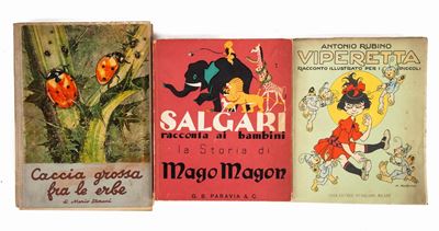 3 Libri per Ragazzi: Antonio Rubino - Viperetta. Racconto per i Piccoli. Prima Edizione Casa Edit...