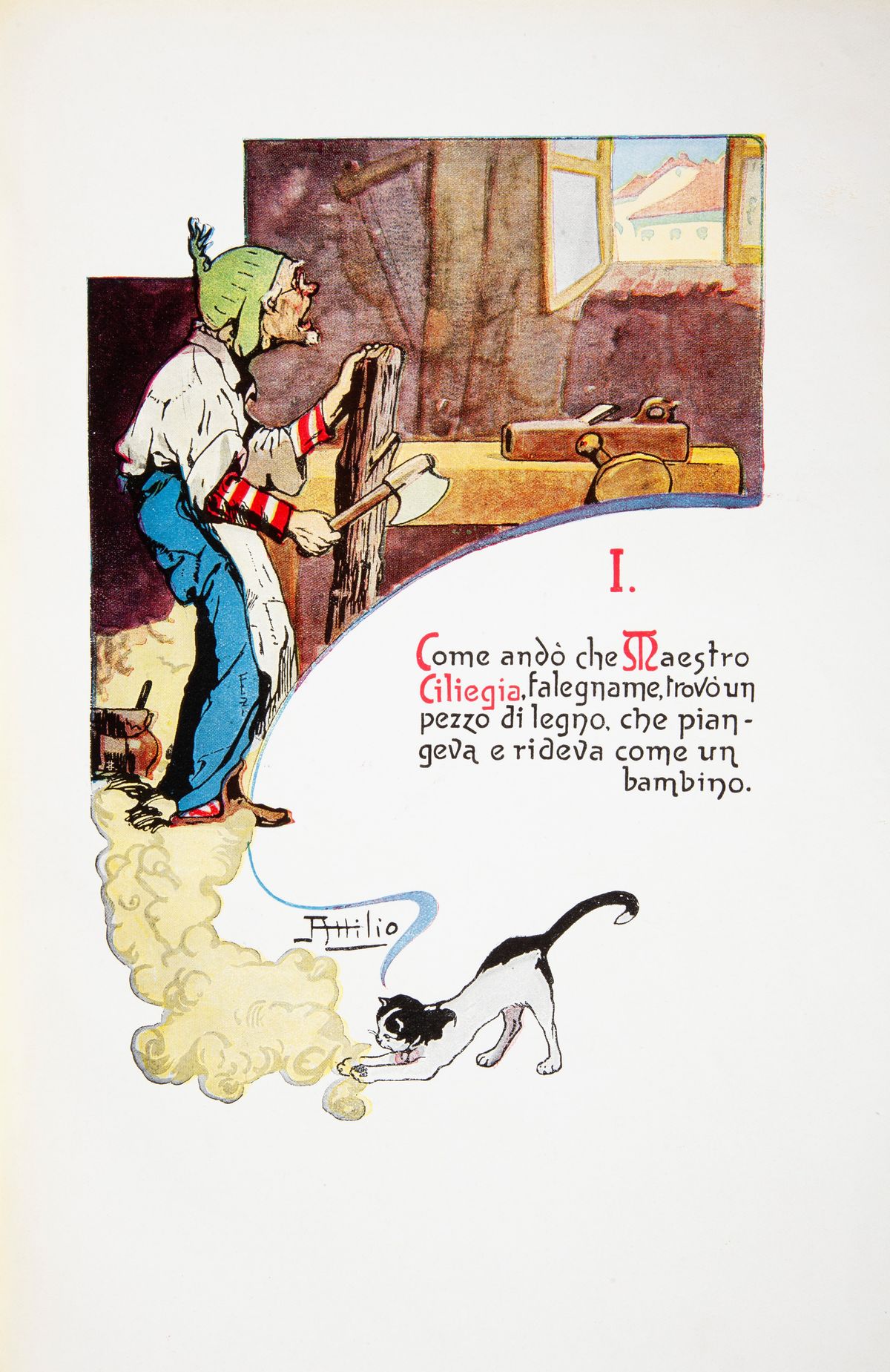 2 Libri per Ragazzi: Carlo Collodi- le Avventure di Pinocchio Disegni a Colori di Attilio Mussino...