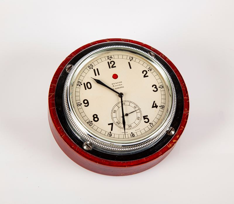 Zenith Diocleziano Gamorra Roma - Orologio in Acciaio a Carica Meccanica 8 Giorni con Secondimetr...