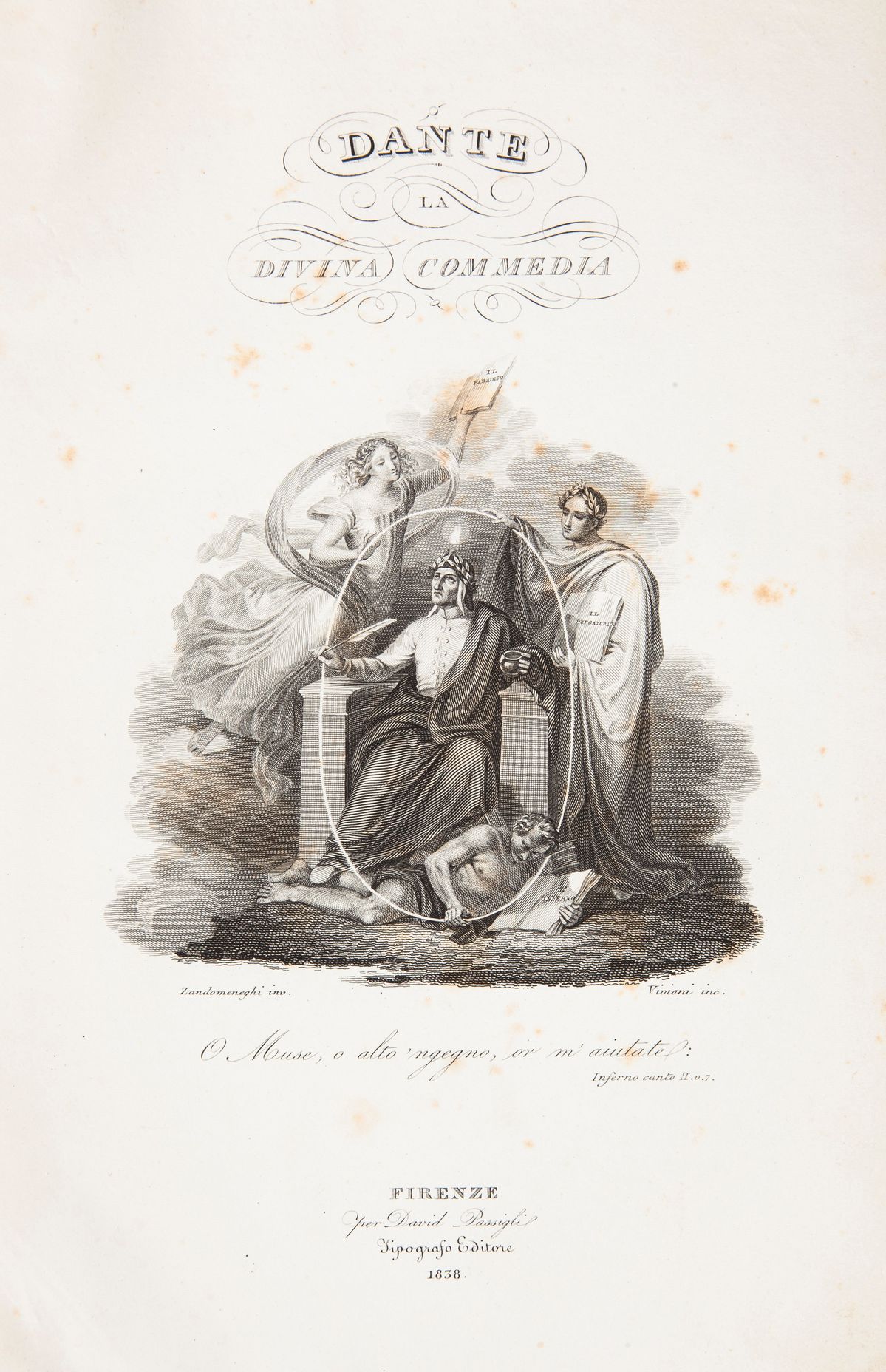 2 Volumi: i Quattro Poeti Italiani Coi Migliori Comenti e con L'ornamento di XII Incisioni. Secon...