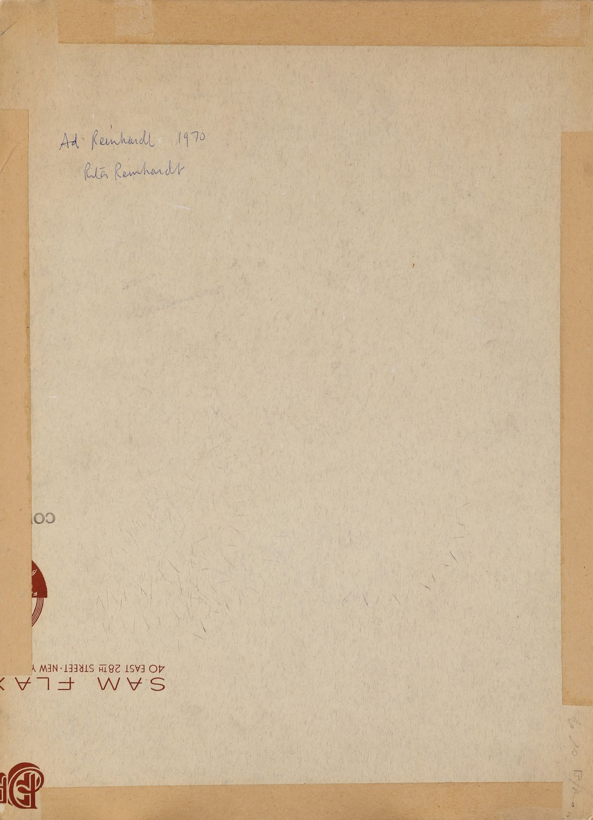Ad Reinhardt - Senza Titolo