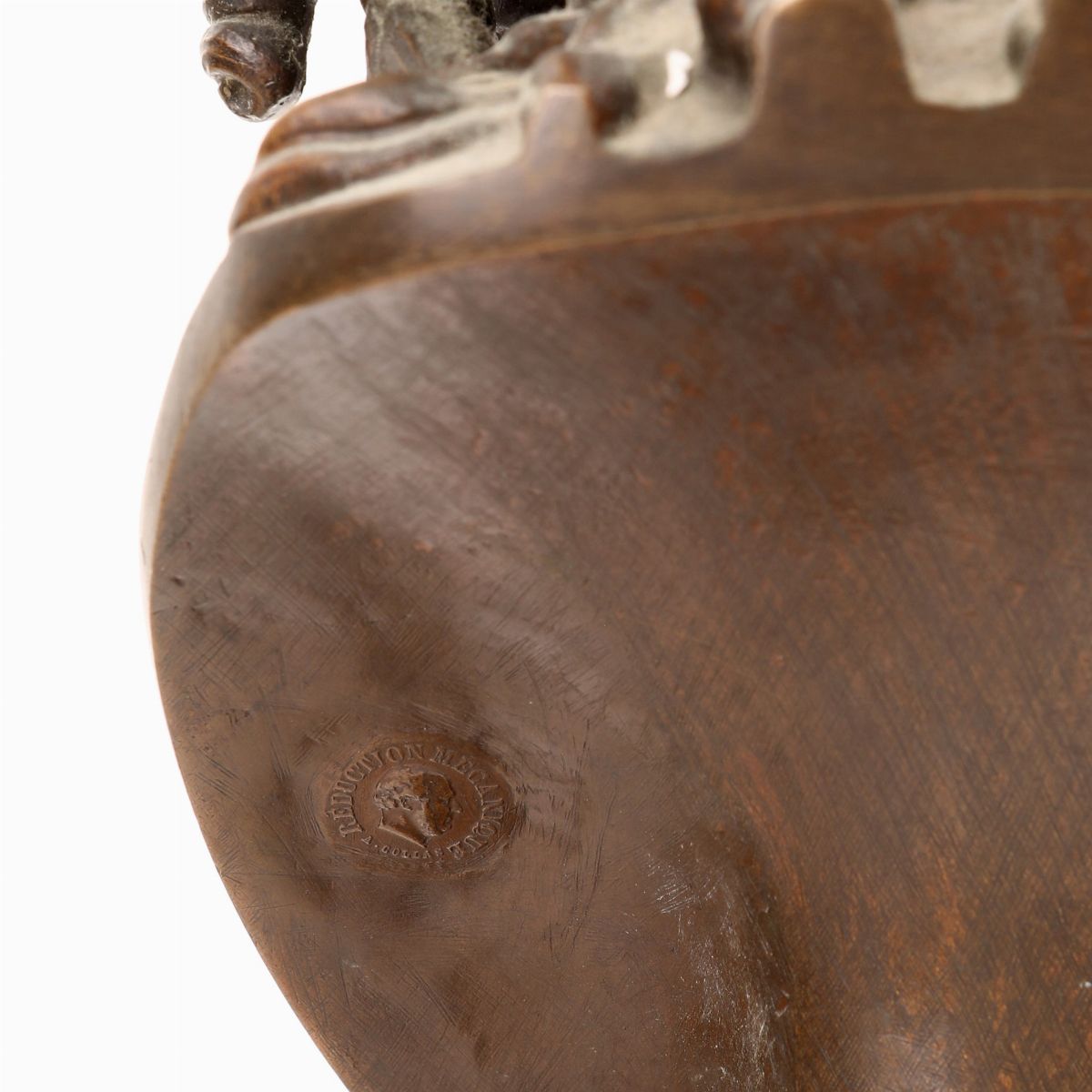 Achille Collas - Busto di Arianna in Bronzo Brunito, Fonderia Ferdinand Barbedienne, Seconda Metà...