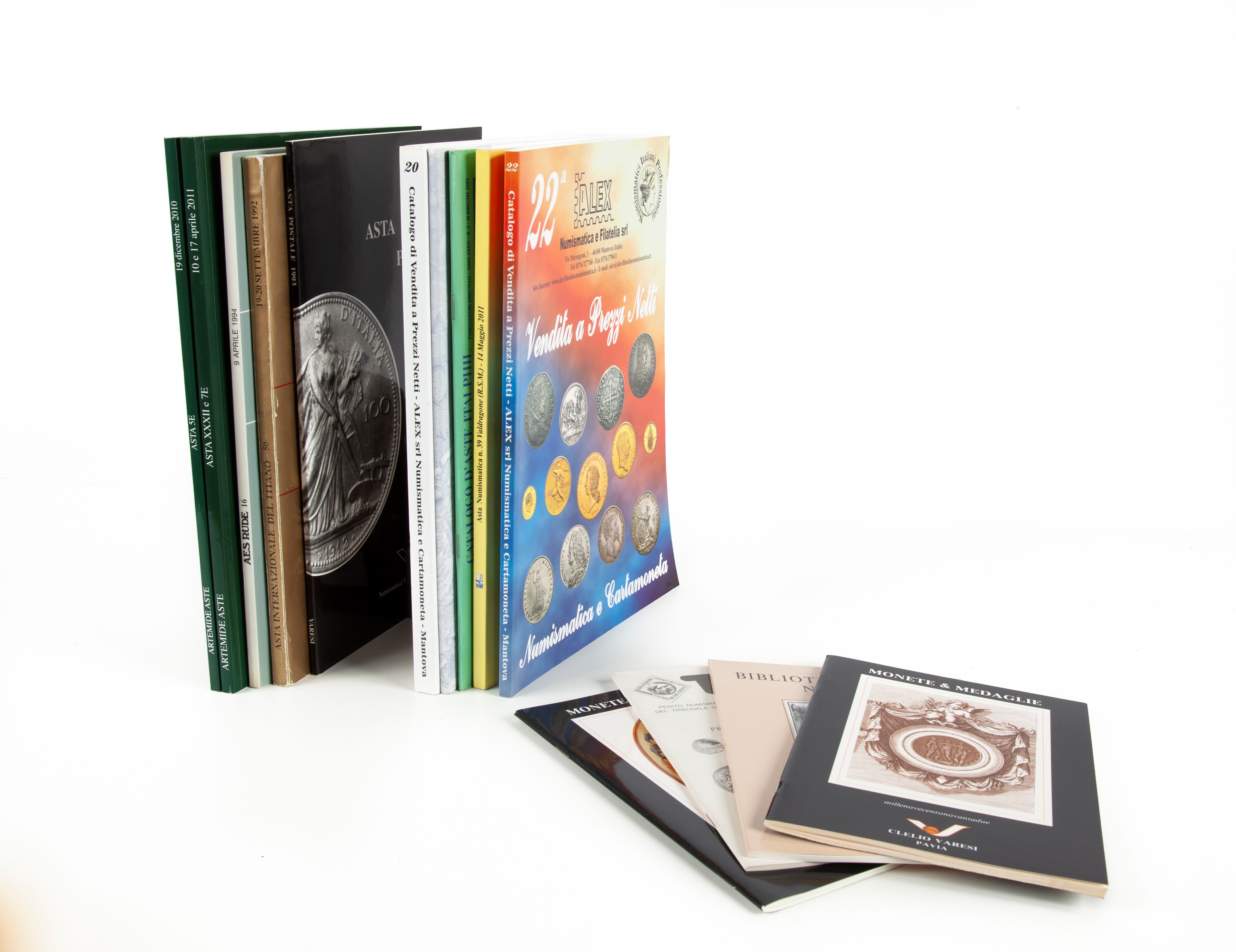 Cataloghi d’asta numismatici e affini, raccolta editoriale