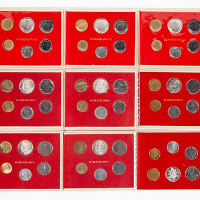 Lotto 9 Serie Divisionali Annuali 1979 Anno i (4); 1980 Anno II (2); 1981 Anno III (3) Giovanni P...